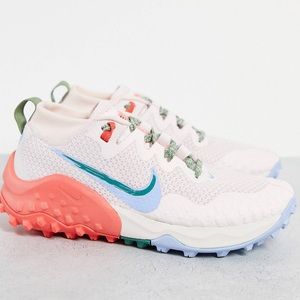 Nike Running Wildhorse Trail 7 sneakers in soft pink